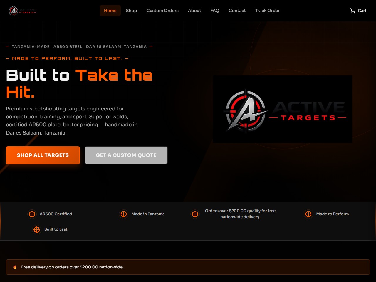 Active Targets — e-commerce