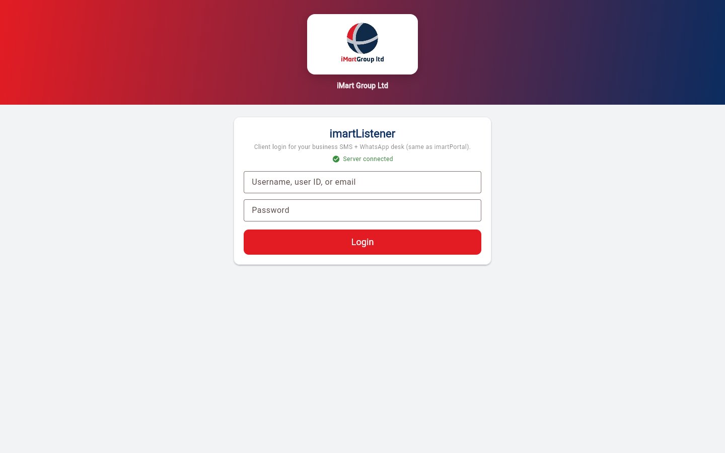 imartListener — Android desk app