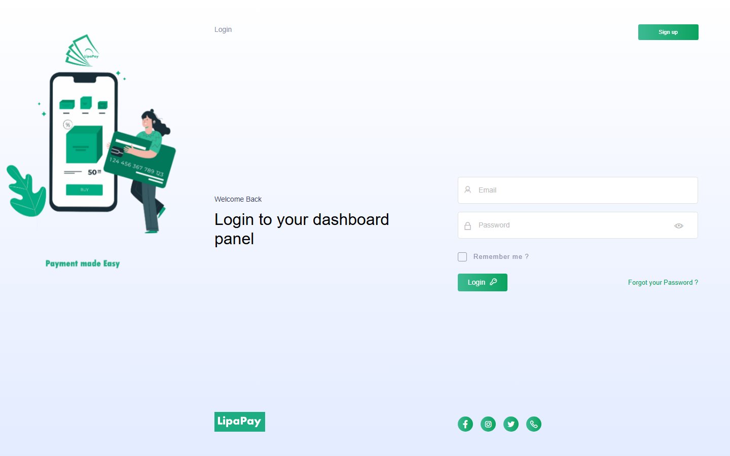 LipaPay Portal — collections